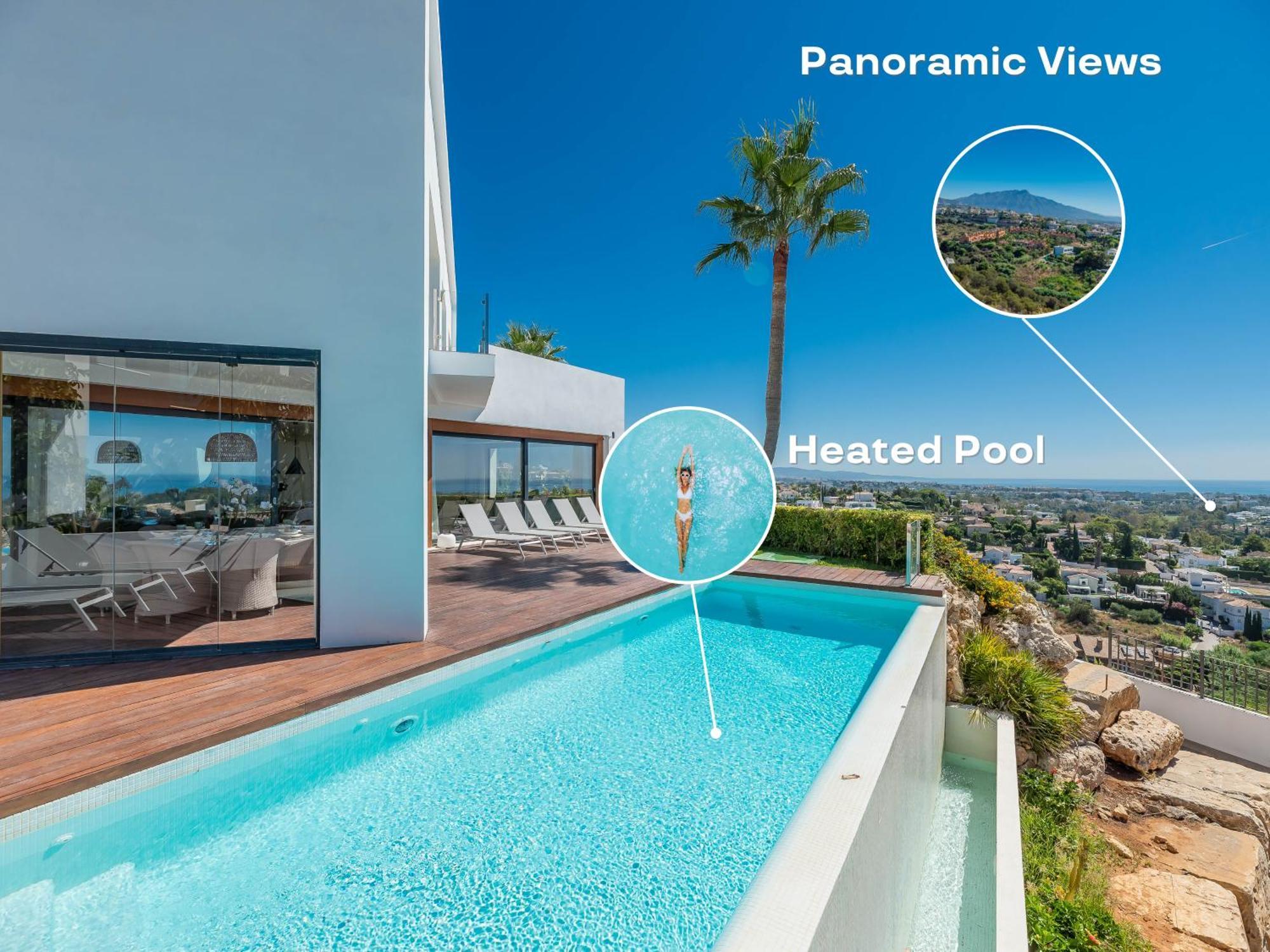 Villa Paraiso: Luxury Sea View Resort with Infinity Pool and Golf Estepona Exterior photo